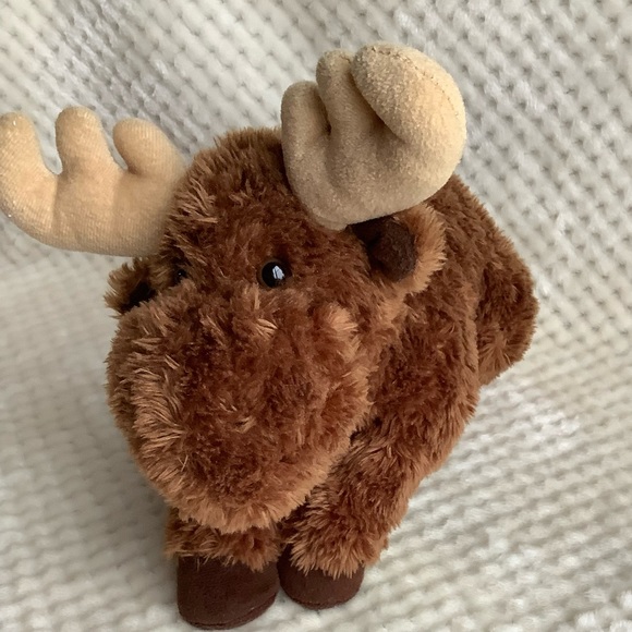 Aurora World Plush Brown Moose Stuffed Animal Toy - Picture 2 of 15